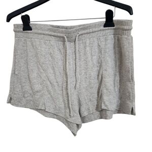 Stars Above Drawstring Lounge Shorts Pockets Light Gray Pockets L